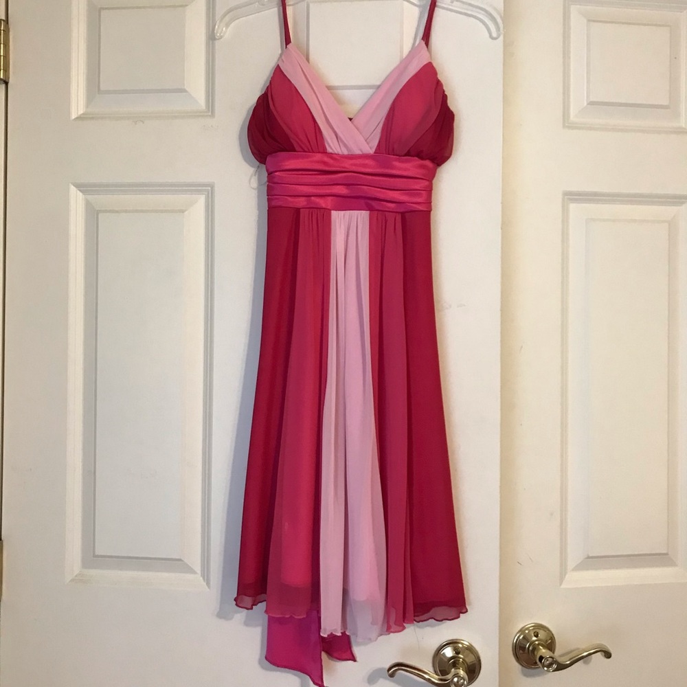 Pink prom dress